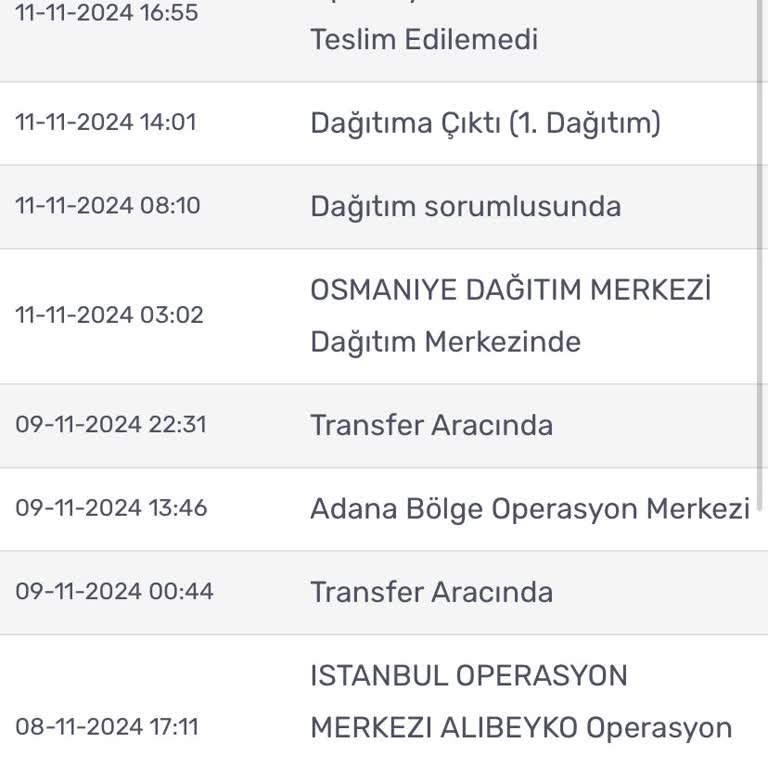 Kargo Teslimatında Büyük Sorunlar