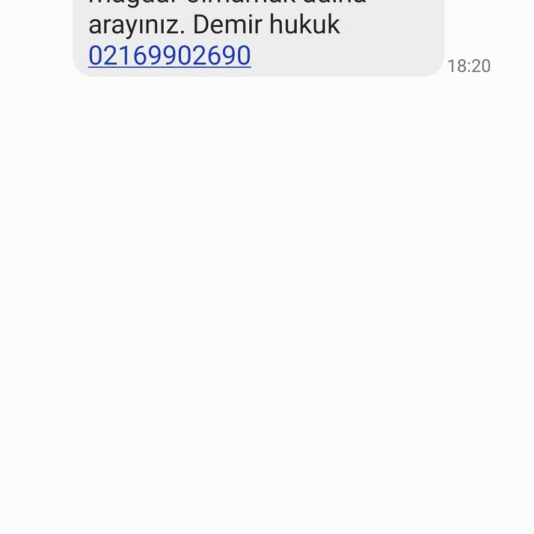 Asılsız Mesajlarla Mağduriyet Tehdidi