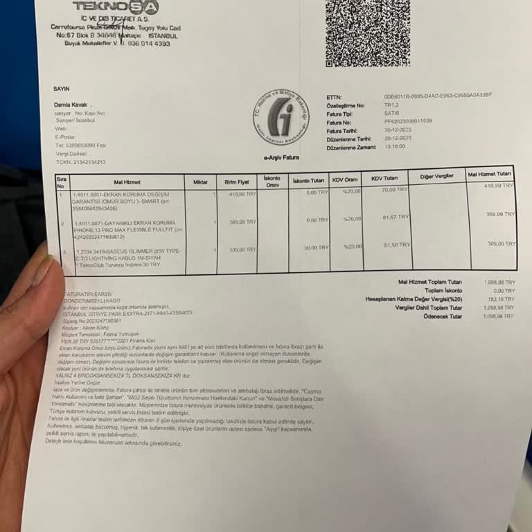 Teknosa'dan Alınan Hizmette Hayal Kırıklığı