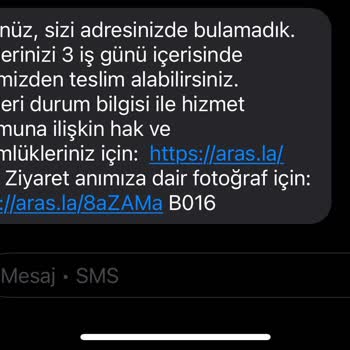 Aras Kargo İle İletişim Sorunu Ve Kaçırılan Teslimat