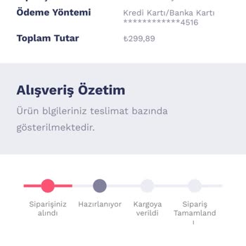 Penti'den Aldığım Ürünler Hala Hazırlık Aşamasında