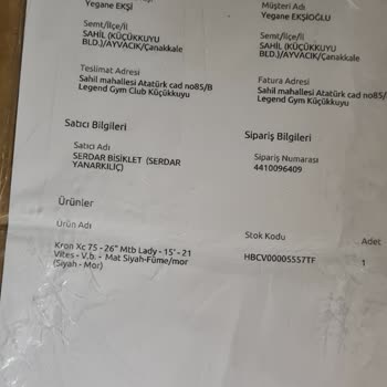 Yanlış Ürün Teslimatı Ve İade Sorunu