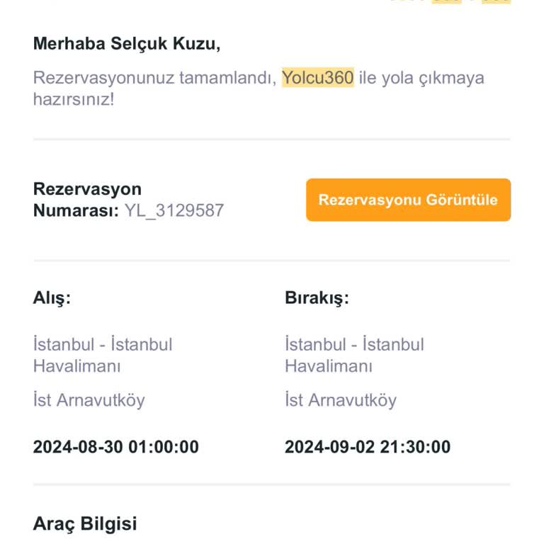 Araç Kiralama Rezervasyonunda Büyük Hayal Kırıklığı