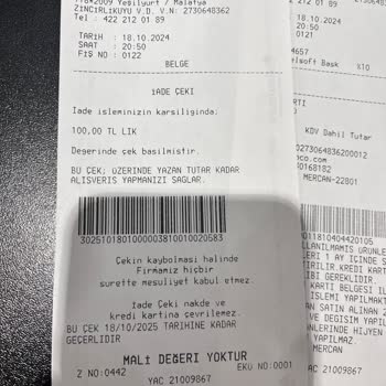 Hediye Çeki Kullanımında Fiş Zorunluluğu Sorunu