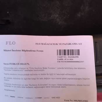 FLO'dan Alınan Ayakkabıda File Yırtılması Ve Taban Sorunu