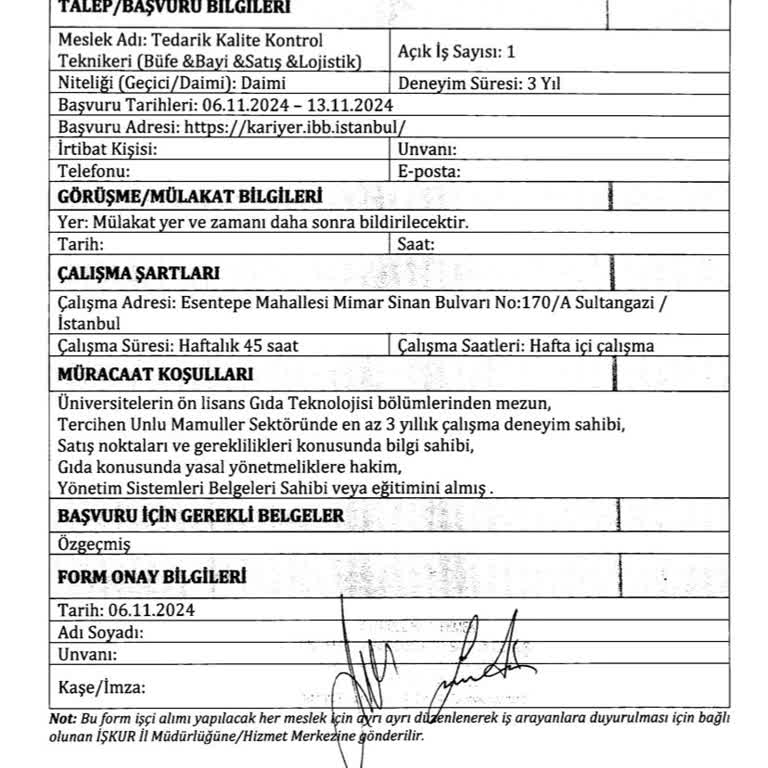 İŞKUR İlan Tarihlerindeki Tutarsızlık Ve Başvuru Sorunu