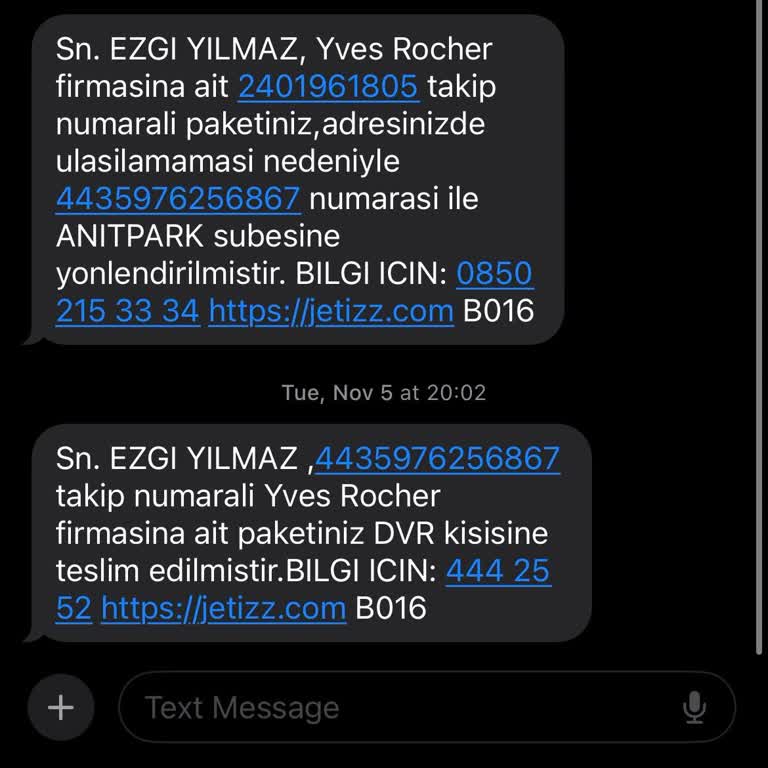 Teslim Edilmeyen Kargo Ve İletişim Eksikliği