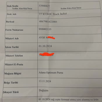 Puma Mağazasında Kalite Kontrol Sorunu Ve Yetersiz Müşteri Hizmeti
