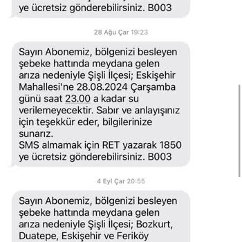 Şişli'de Sürekli Su Kesintisi Mağduriyeti