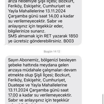 Şişli'de Sürekli Su Kesintisi Mağduriyeti