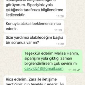 Zara Online Alışverişte İptal Ve İletişim Sorunu
