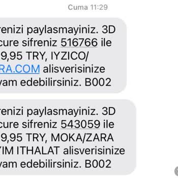 Zara Online Alışverişte İptal Ve İletişim Sorunu