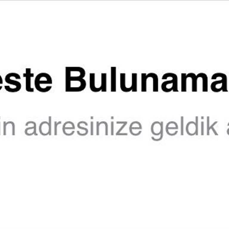 Kargom Evdeyken Teslim Edilmedi!