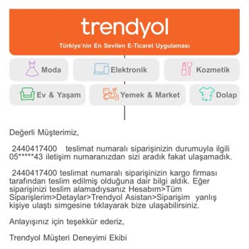 Trendyol'da Kayıp Çanta Ve Yetersiz Müşteri Hizmetleri