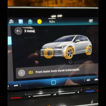 Volkswagen Golf 8.5'te Yazılım Sorunu: 0 Km Araçta Beklenmedik Arızalar