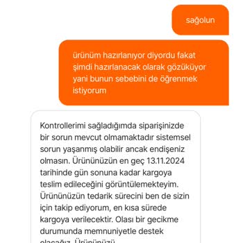 Hepsiburada'da Stok Sorunu Ve Kargo Gecikmesi