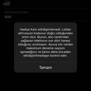 Zara Hediye Kartı Aktivasyon Kabusu