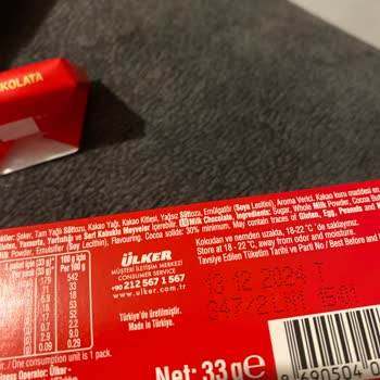 Ülker Sütlü Çikolata Kalite Sorunu