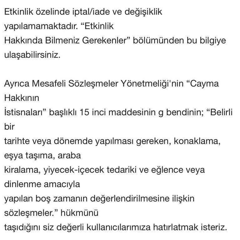 Bubilet İptal Politikası Ve Koltuk Seçimi Sorunu