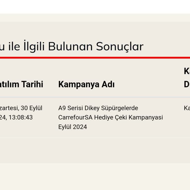 Vatan Bilgisayar'dan Alınan LG Süpürge İçin Hediye Çeki Mağduriyeti