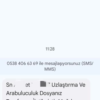Siyah Hukuk (SMS) Yanıltıcı Uzlaştırma Mesajı!