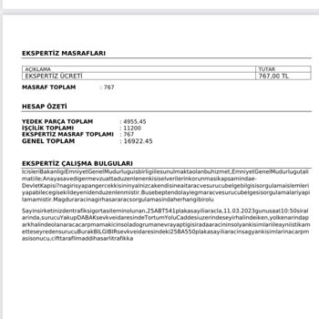 Sigorta Raporu Ve Hasar Kaydı Arasındaki Büyük Fark