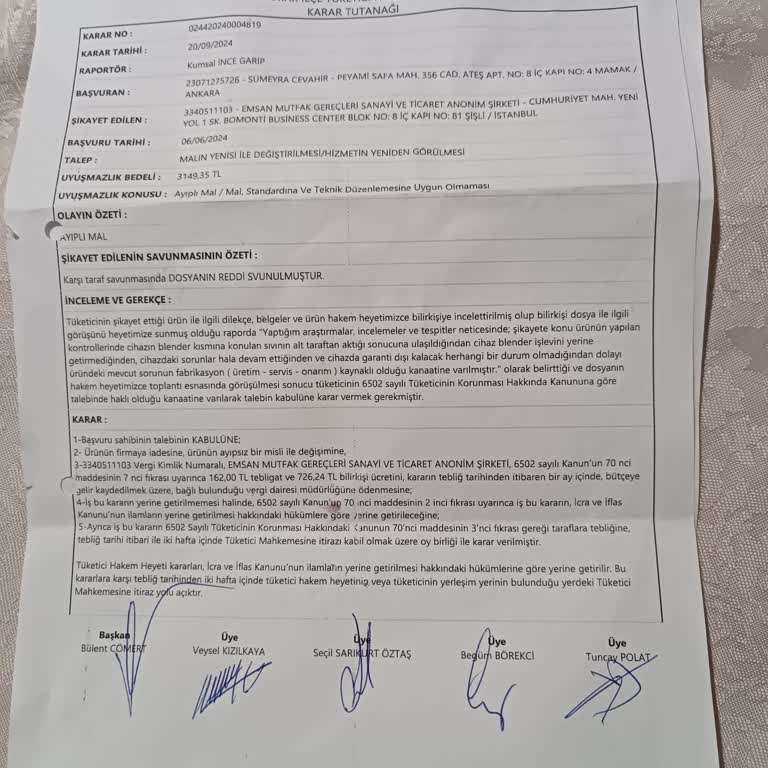 Garanti Süresi Dolmadan Bozulan Ürün Ve Yetersiz Çözüm