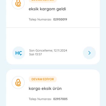 Eksik Ürün Teslimatı Ve İlgisizlik