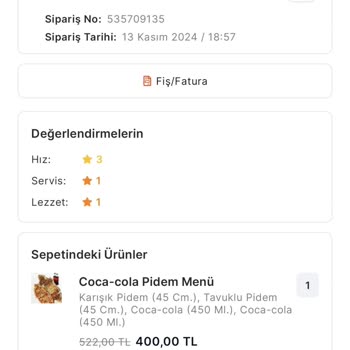 Eksik Sipariş Ve Yetersiz Destek: Migros Yemek'te Son Siparişim
