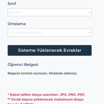 Transkript Belgesi Yükleme Sorunu Ve Yanıltıcı Bilgilendirme