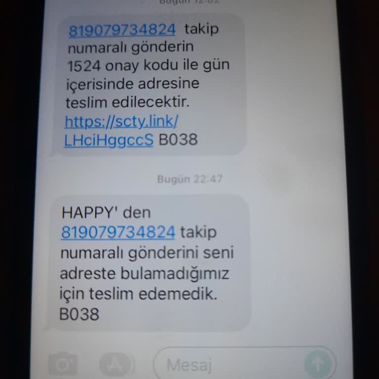 Teslimat Sorunu Ve Yanıltıcı Bilgilendirme