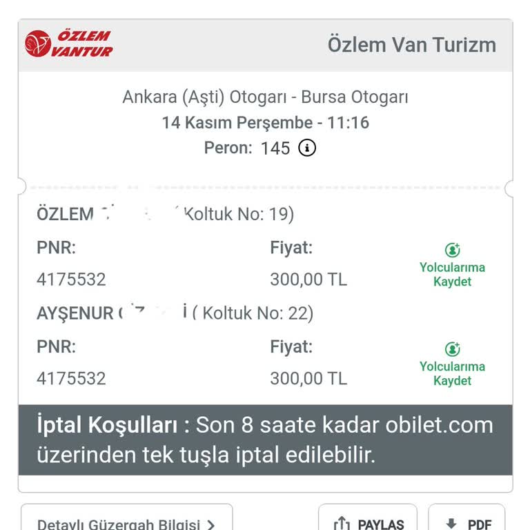 Obilet Güvenilir Değil: Bilet Değişiklikleri Mağdur Ediyor