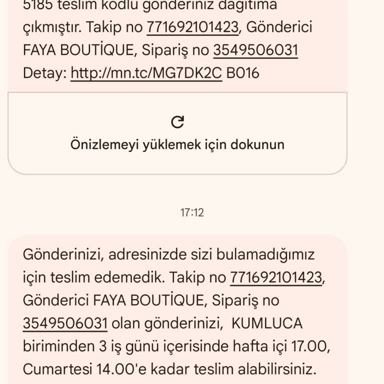 Evdeyken Teslim Edilmeyen Kargo Sorunu