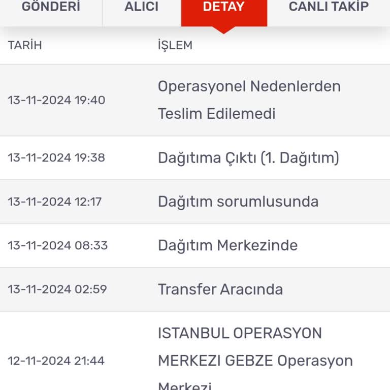 Kargom Neden Teslim Edilmedi?