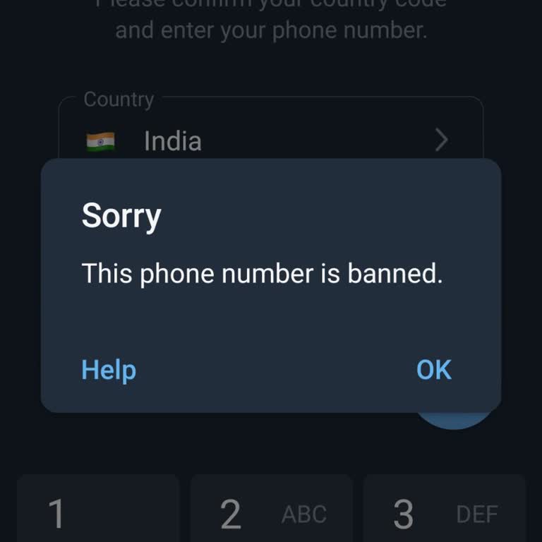 Telegram Banned My Phone Number and I Cannot Use My Account or Access Services