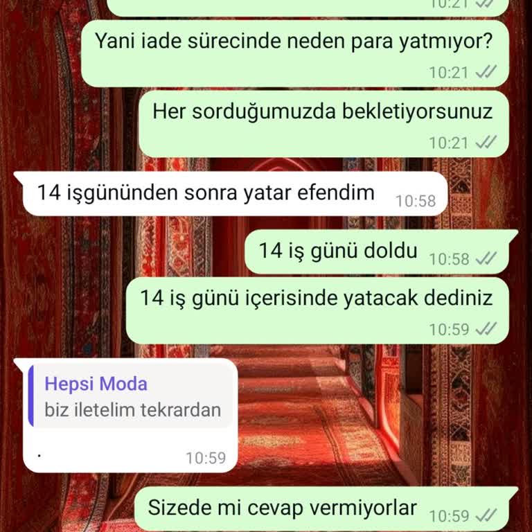 İade Sürecindeki Gecikme Ve İletişim Sorunları