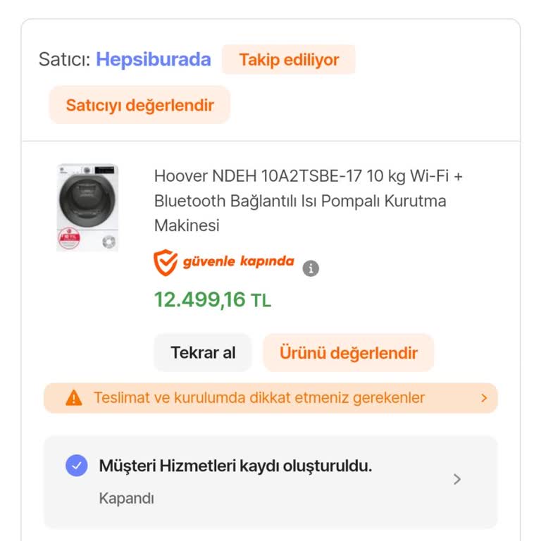 Kurutma Makinesi Kurulumunda Fatura Sorunu