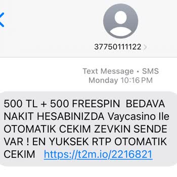 Vodafone Kullanıcılarına Gelen Bahis Mesajları Sorunu