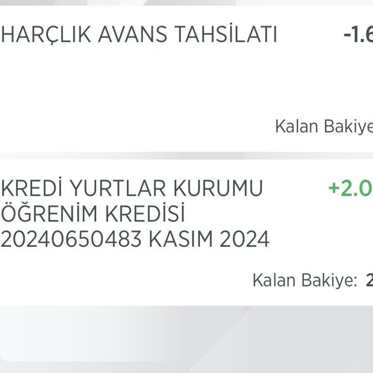 Harçlık Avans Tahsilatı Sorunu
