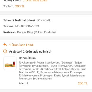 Yanlış Teslimat Ve Mağduriyet
