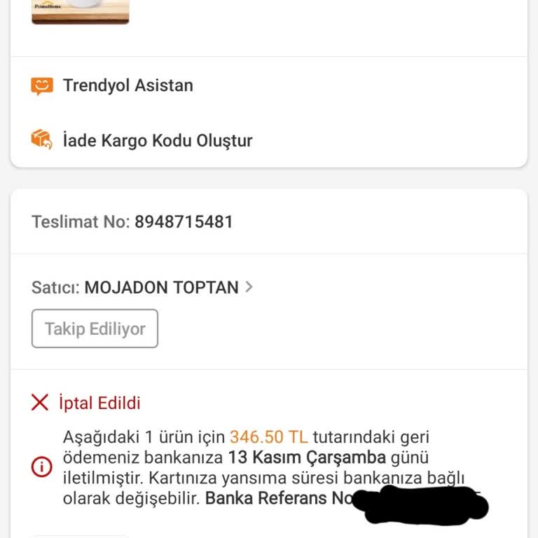 Trendyol'da İptal Edilen Sipariş Ve Yetersiz Kupon Teklifi