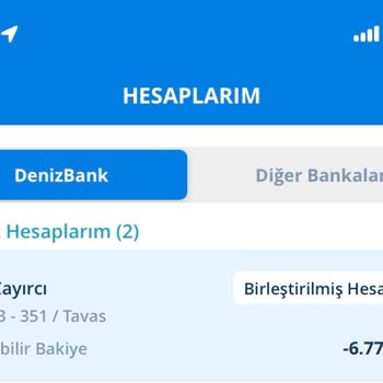Denizbank Hesap Hareketlerindeki Anlaşılmaz Kesintiler