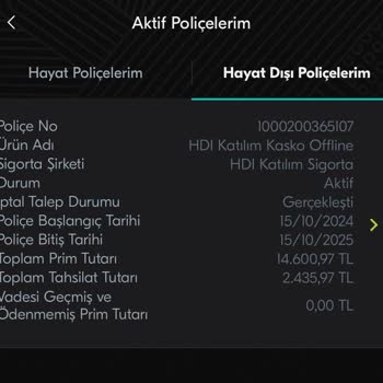 Onaysız Çekim Ve Poliçe İptali Talebi