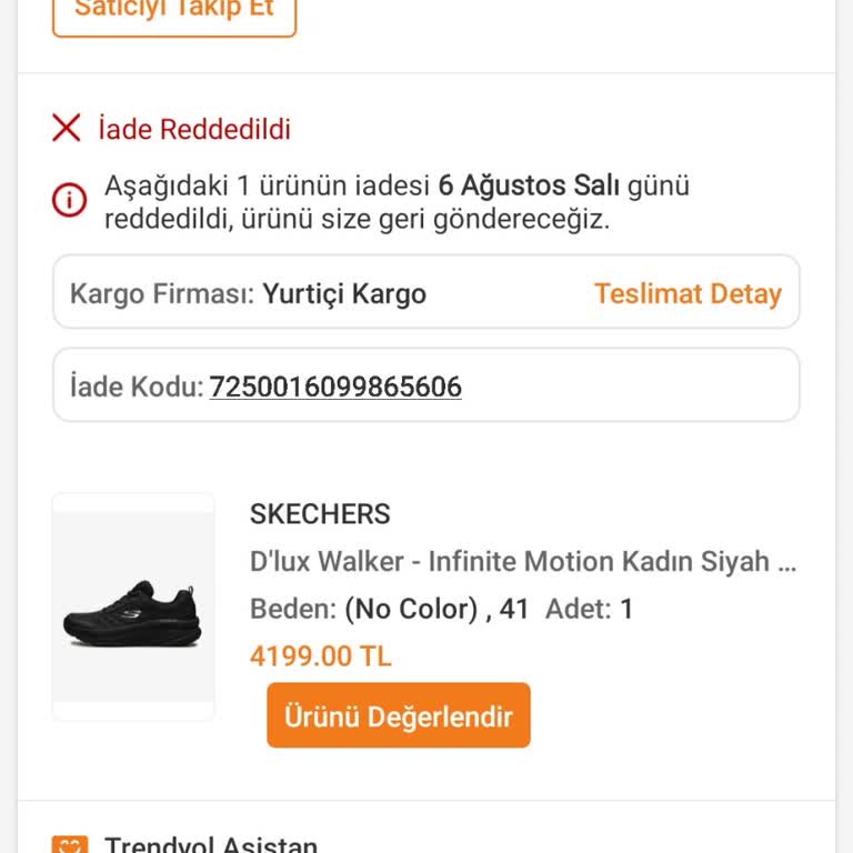 Skechers Ayakkabıda Hayal Kırıklığı: İade Sorunu