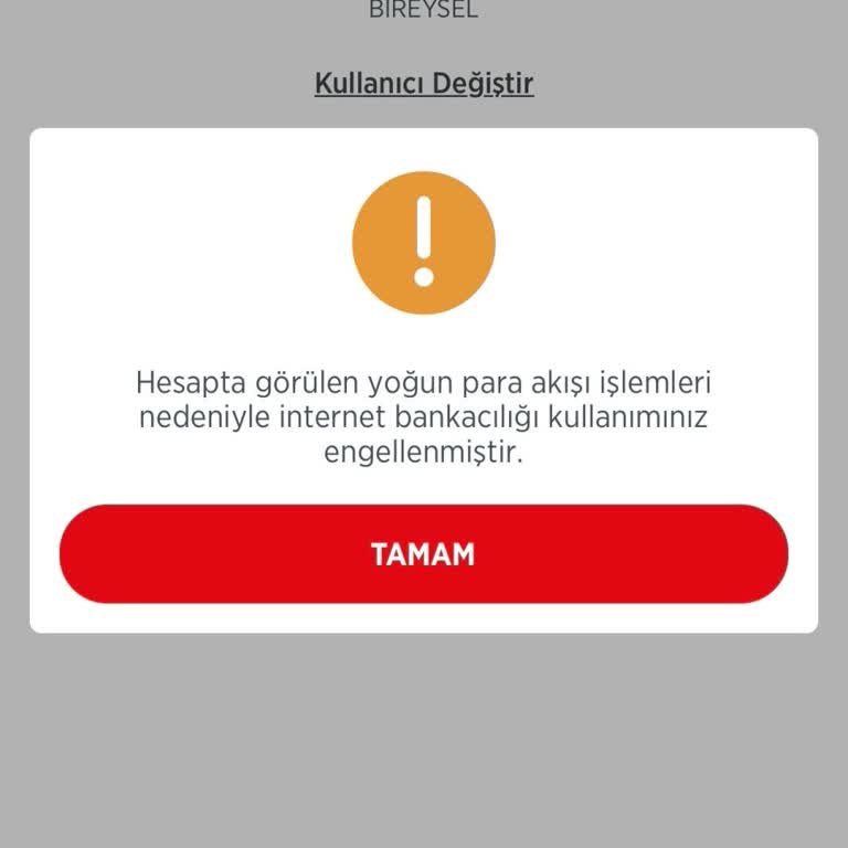 İnternet Bankacılığına Erişim Engeli Sorunu