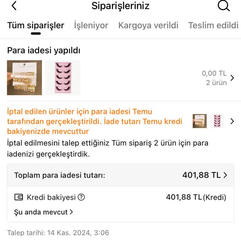 Yanlış Hesaba Yatan İade Ücreti Sorunu