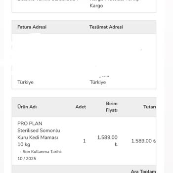 petgen.com.tr Sipariş Onayı Sonrası İletişim Sorunu Ve Engelleme!