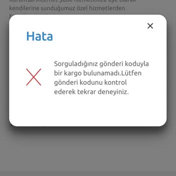 Kayıp Kargo Ve İletişimsizlik Sorunu