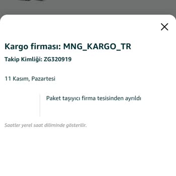 MNG Kargo İle Kaybolan Amazon Paketi Sorunu