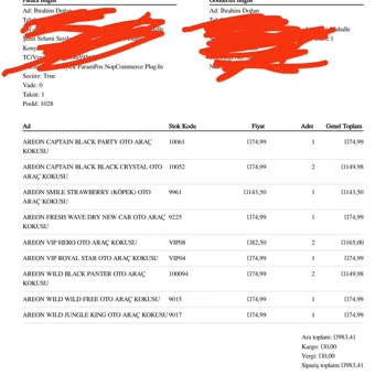 Areon Car Gold: Hayal Kırıklığı Yaratan Boş Şişe Ve Beyaz Leke Sorunu